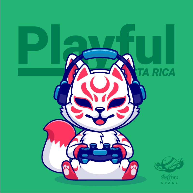 Playful Green Coffee